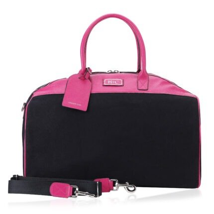Casino Royal Duffel Bag | Hot Pink & Jet Black