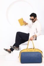 Casino Royal Duffel Bag | Oxford Blue & Mustard Yellow - Image 14